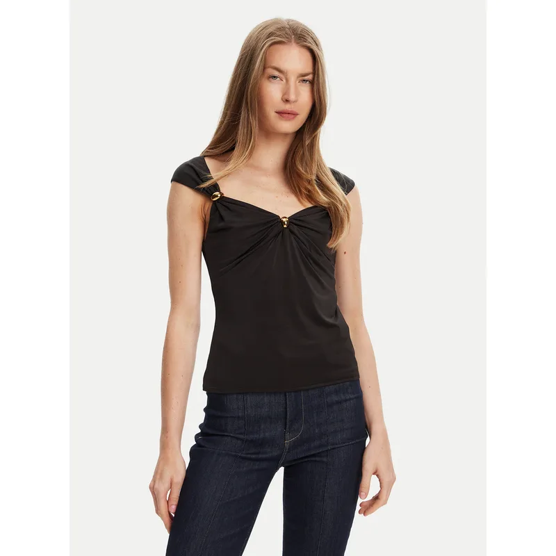 Marciano Guess Τοπ 5YGP03 6259A Μαύρο Regular Fit