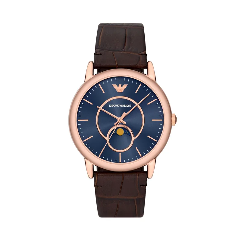 Ρολόι Emporio Armani Luigi AR11566 Καφέ