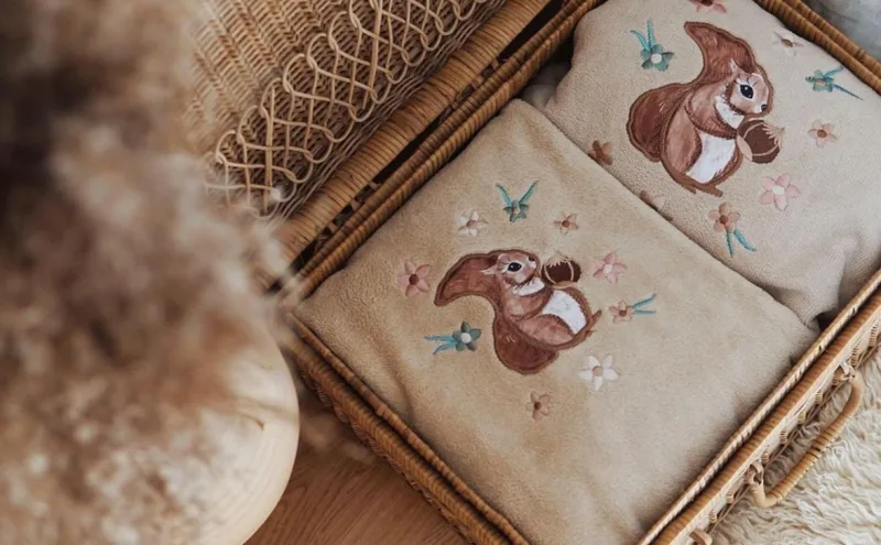 Πετσέτα Bamboo Newborn Sand Pretty Barbara