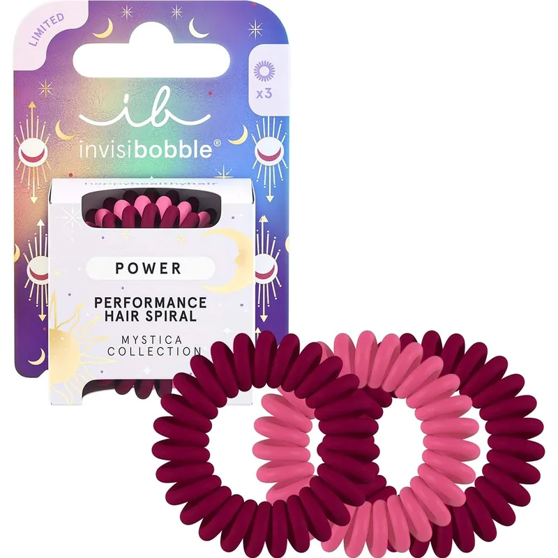Invisibobble Power Performance Mystica Collection Hair Spiral Λαστιχάκια Μαλλιών για Δυνατό Κράτημα 3 Τεμάχια - Spell of Success