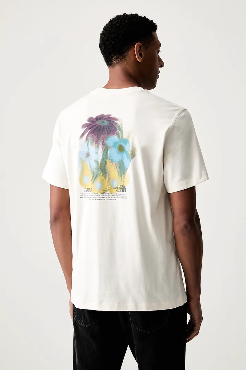 The North Face t-shirt ανδρικό βαμβακερό 1966 FLORA