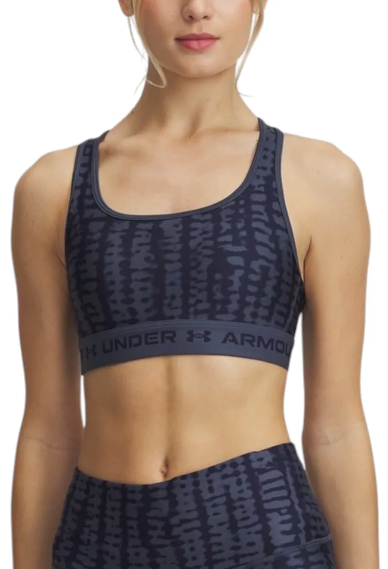Μπουστάκι Under Armour Crossback Mid Print 1361042-044 Γυναικείο