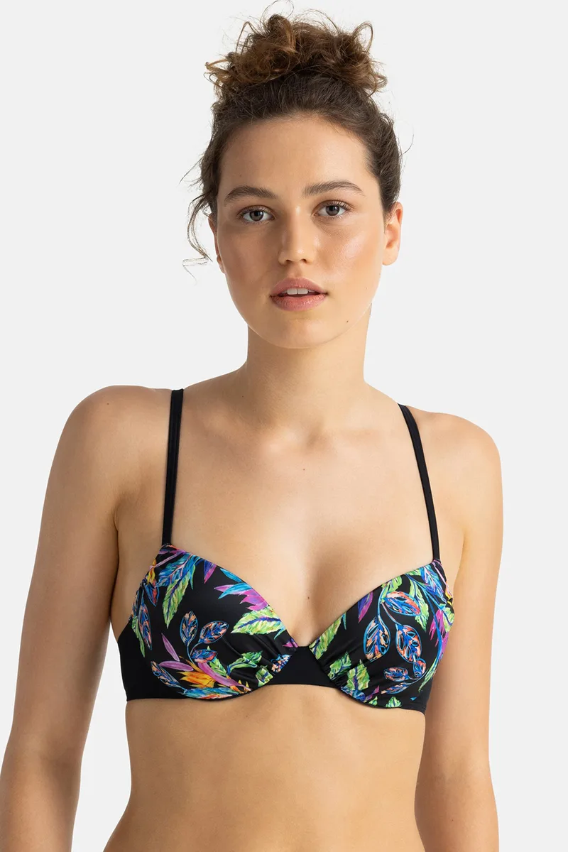 Dorina Γυναικείο μαγιό Bikini Top "Bayahibe" Eco με μπανέλα και ήπια επένδυση (C Cup)-FXBK0012MI010-BK0072