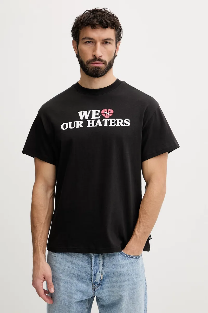 Puma t-shirt ανδρικό βαμβακερό Out the mail Haters