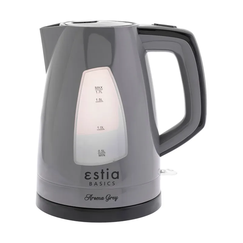 ΒΡΑΣΤΗΡΑΣ AROMA GREY ΠΛΑΣΤΙΚΟΣ 2200w 1.7lt ΓΚΡΙ 06-10089, ESTIA