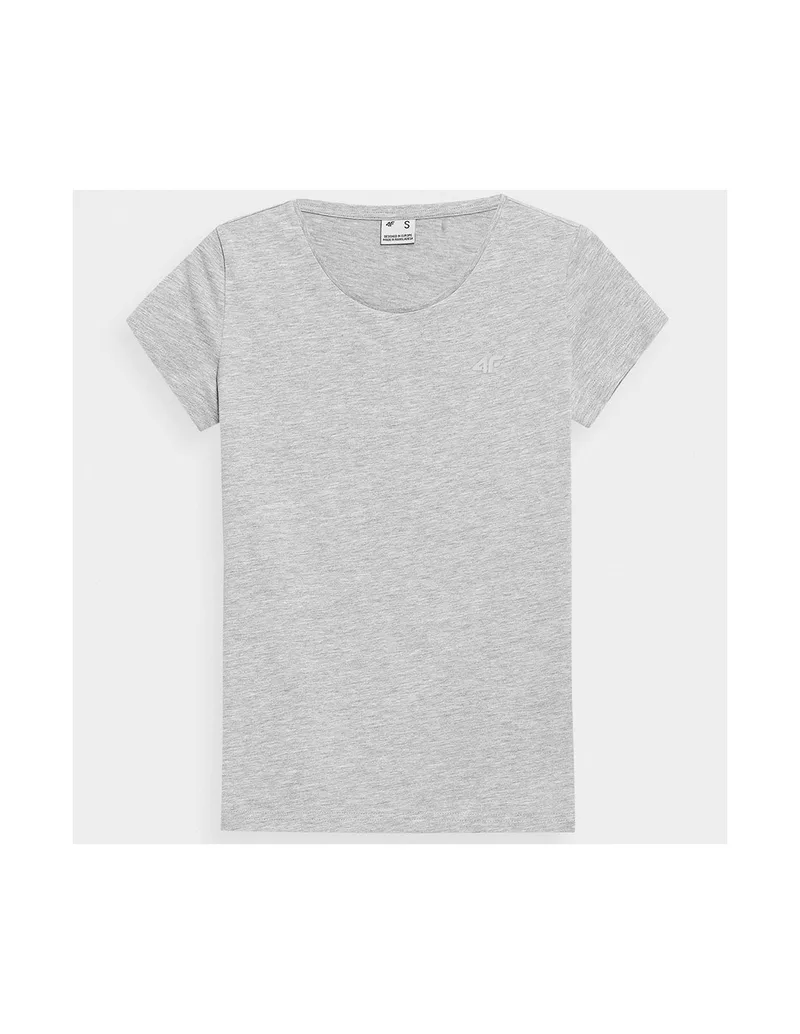 4F Γυναικείο T-shirt Γκρι 4FSS23TTSHF580-27M