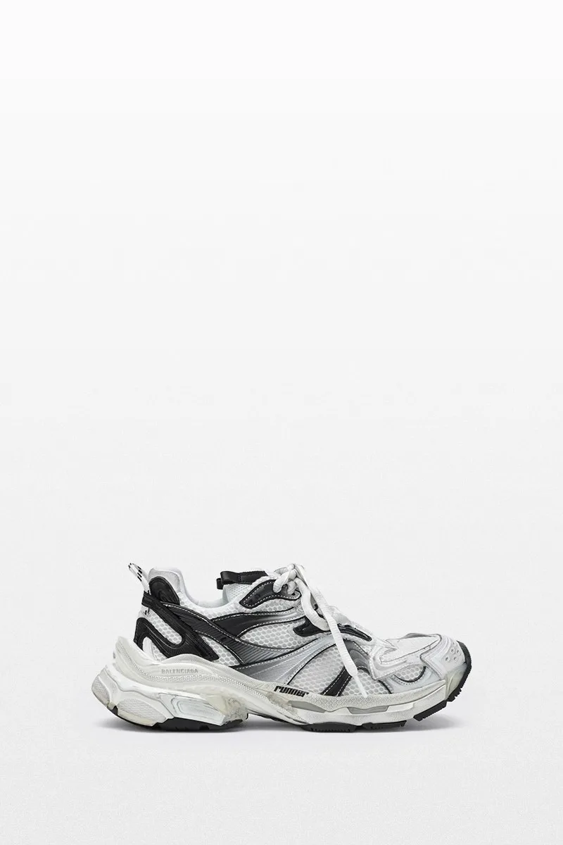 BALENCIAGA Ανδρικό Λευκό Runner 2 Gradient Sneakers