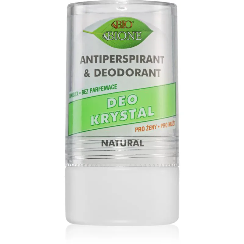 Bione Cosmetics Deo Krystal μεταλλικό αποσμητικό 120 γρ