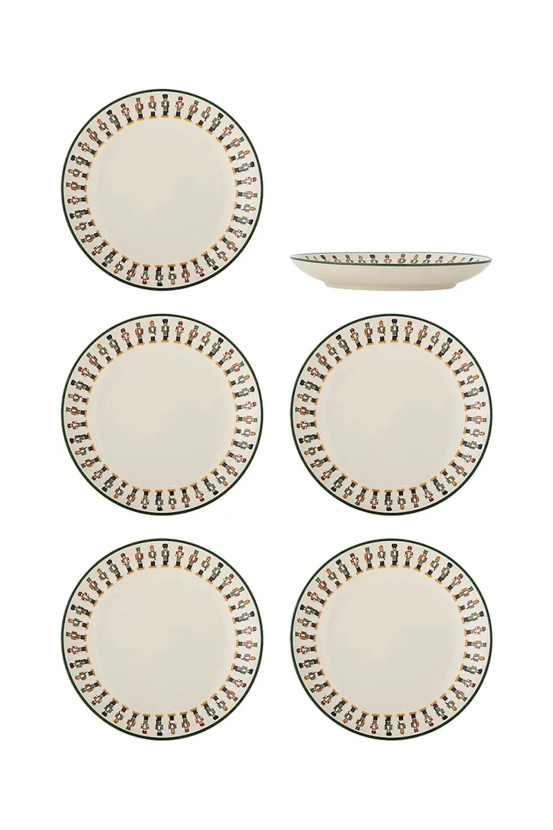 Σετ πιάτων ορεκτικών για τις γιορτές Bloomingville Jolly 16 x 3 cm 6-pack