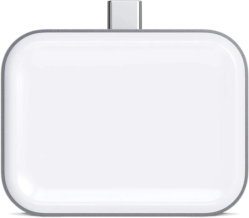 Satechi Ασύρματη Βάση Φόρτισης Type-C για AirPods 3rd / 2nd / 1st Gen & AirPods Pro 2nd / 1st Gen - Space Grey (ST-TCWCDM)