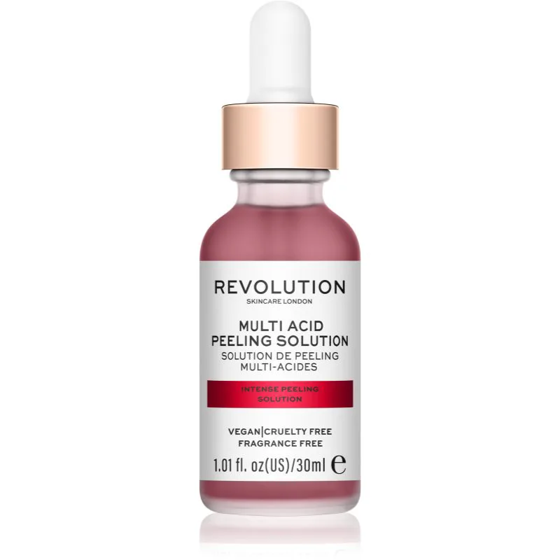 Revolution Skincare Multi Acid Peeling Solution scrub βαθιάς απολέπισης με ΑΗΑ 30 ml