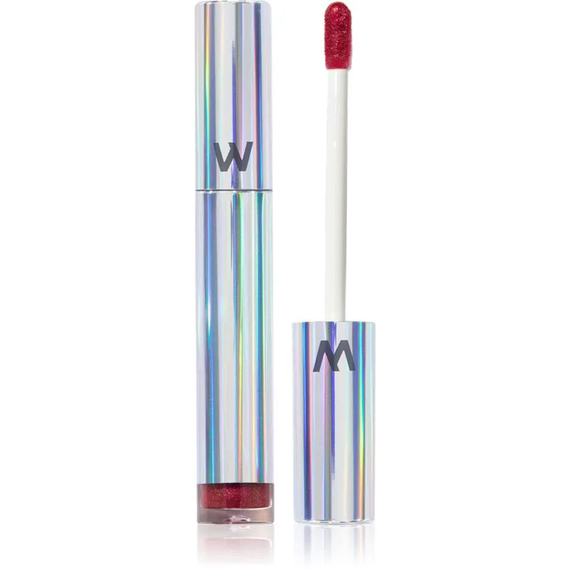 WONDERSKIN Wonder Blading Top Gloss λιπ γκλος με στρας απόχρωση Red Glitter 4 ml
