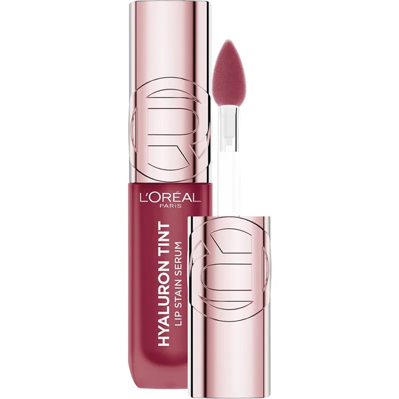 L'Oreal Paris Hyaluron Tint Lip Stain Serum Ενυδατικό Serum για Χείλη και Ζυγωματικά με Υαλουρονικό Οξύ που Προσφέρει Χρώμα με Διάρκεια, 5ml - 490 Berry Jolie