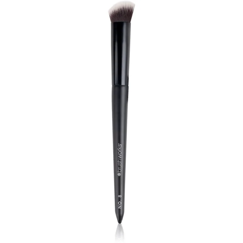Brushworks Precise Angled Concealer Buffing Brush πινέλο για διορθωτή τύπος NO. 8 1 τμχ