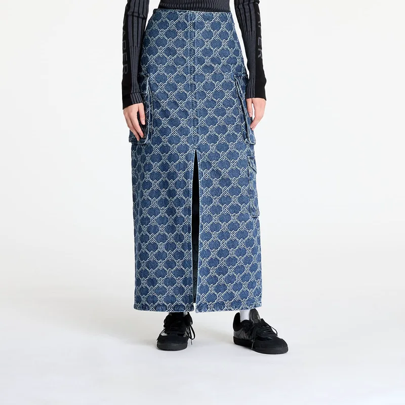 Φούστα Daily Paper Zora Denim Cargo Skirt Blue XS