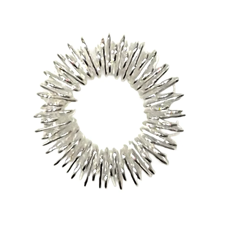 Δαχτυλίδι Μασάζ Δαχτύλων 2cm (Massage Finger Ring) Ασημί