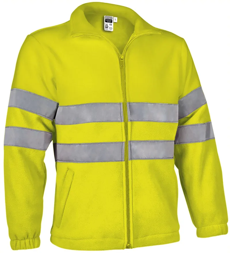 Hi-Vis Fleece Jacket AIRPORT Valento FPVAAIRAF Fluo Yellow