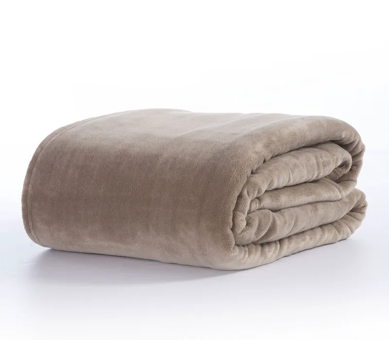 Κουβέρτα Fleece Μονή Nef-Nef Cosy Μπεζ 160x220