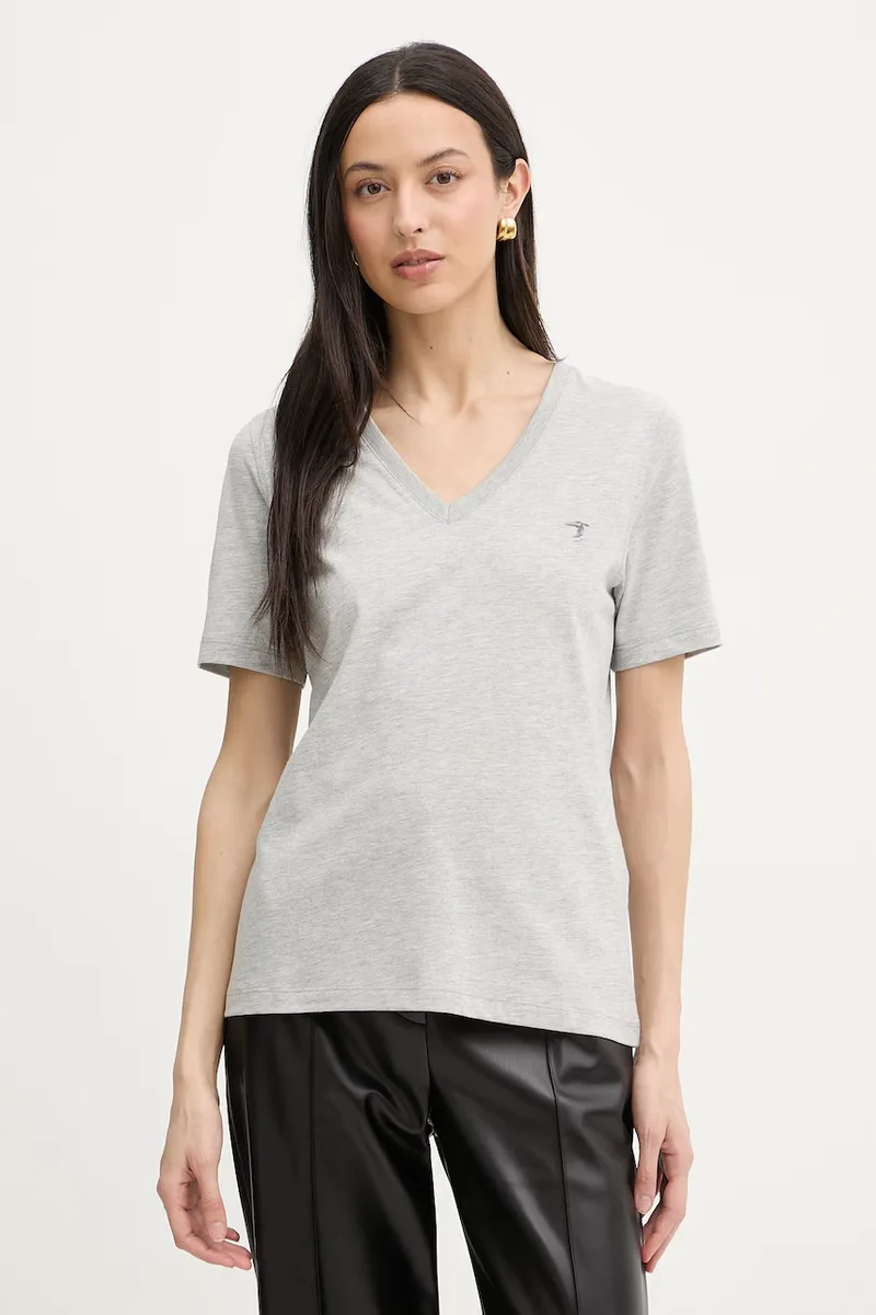 Trussardi T-shirt γυναικείο με βαμβάκι