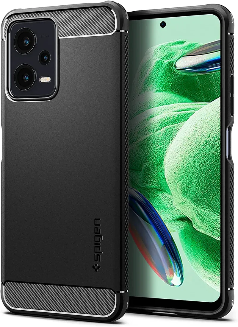 Spigen Θήκη Rugged Armor Xiaomi Redmi Note 12 5G / Poco X5 - Matte Black (ACS05787)
