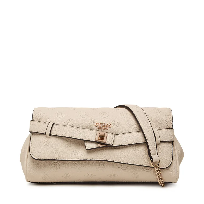 Τσάντα Guess Ella Logo HWPD97 46210 Ανοιχτό μπεζ