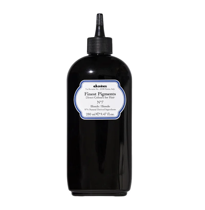 Davines, Finest Gloss, natural ingredients, hair coloring pigment, No. 7 Blonde, 280 ml
