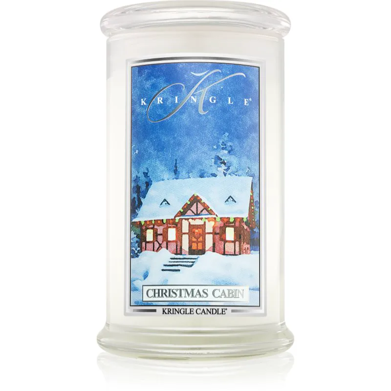 Kringle Candle Christmas Cabin αρωματικό κερί 624 γρ