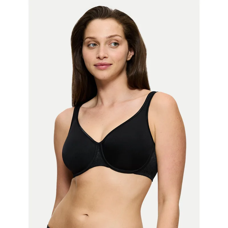 Triumph Σουτιέν με μπανέλα Comfort Minimizer 10166827 Μαύρο