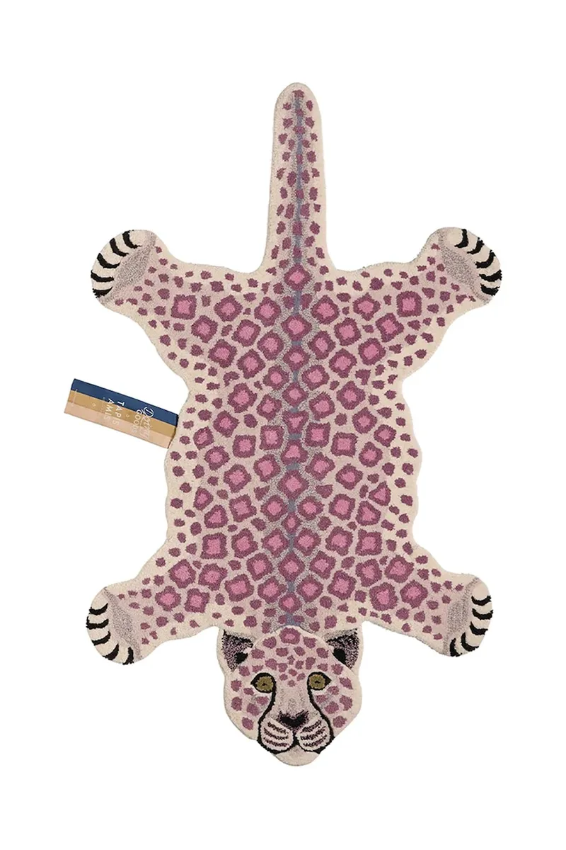 Μάλλινο χαλί Doing Goods Lilly Leopard 155 x 93 x 2 cm