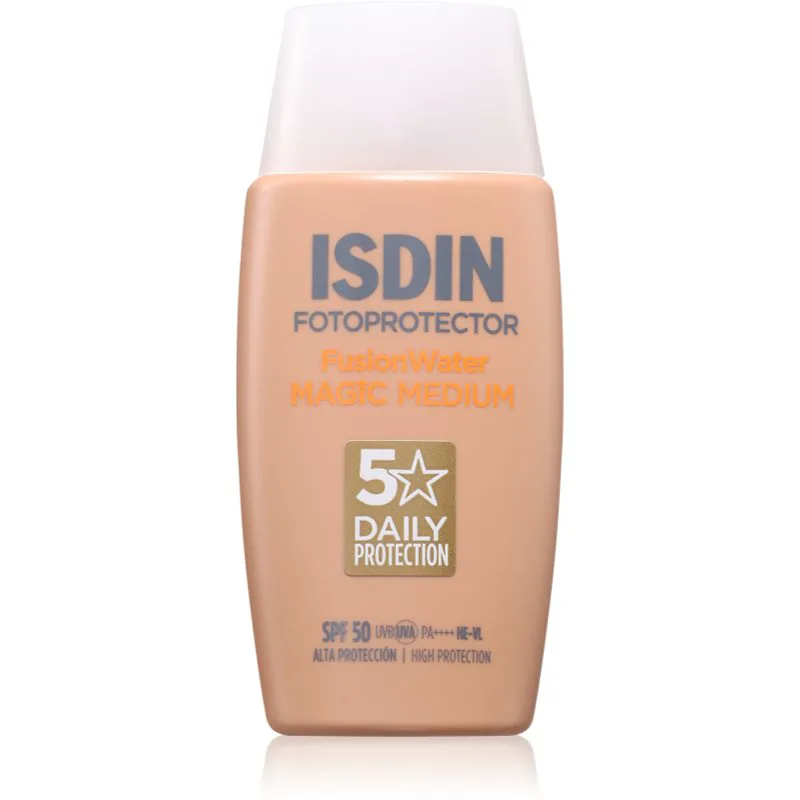 ISDIN Fotoprotector FusionWater Magic Medium SPF50 ελαφρύ τονωτικό υγρό SPF 50 50 ml