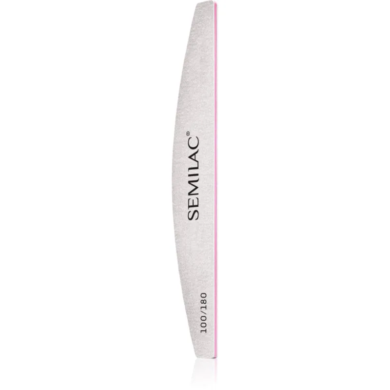 Semilac Accessories Nail File 100/180 κλασική λίμα νυχιών δύο όψεων 1 τμχ