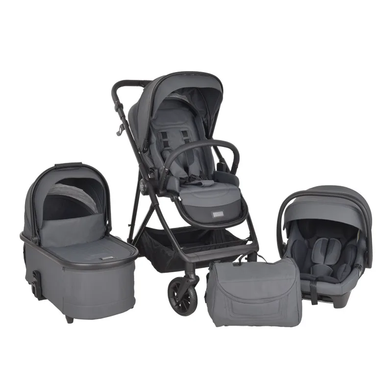 Πολυκαρότσι Bebe Stars Dione 3 in 1 Titanium Grey 343-180