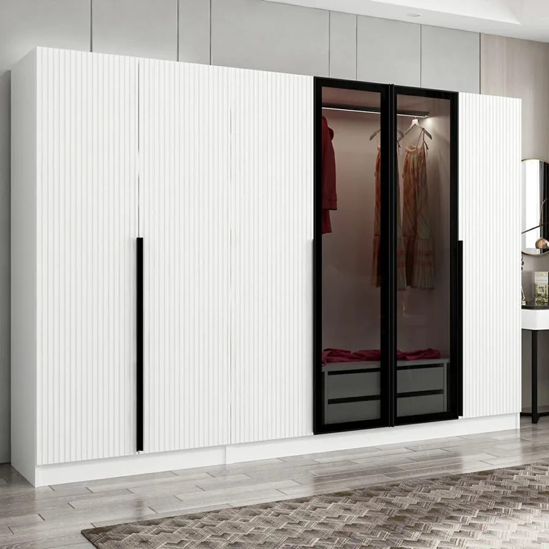 Ντουλάπα Ρούχων Kale Plus - 7812 506Mnr2855 (270x210x52 cm)