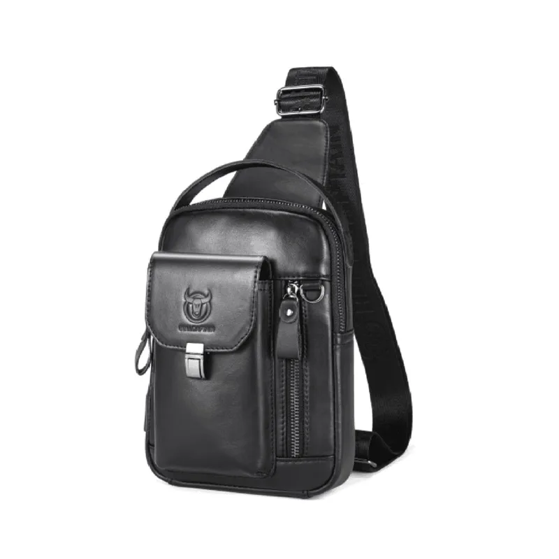 Δερμάτινο τσαντάκι body Bull Captain XB555 μαύρο
