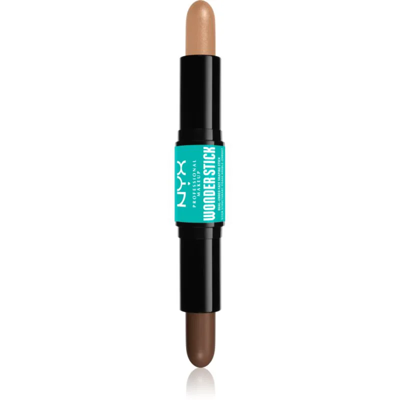 NYX Professional Makeup Wonder Stick Dual Face Lift διπλής όψης στικ για περιγράμματα απόχρωση 05 Medium Tan 2x4 γρ