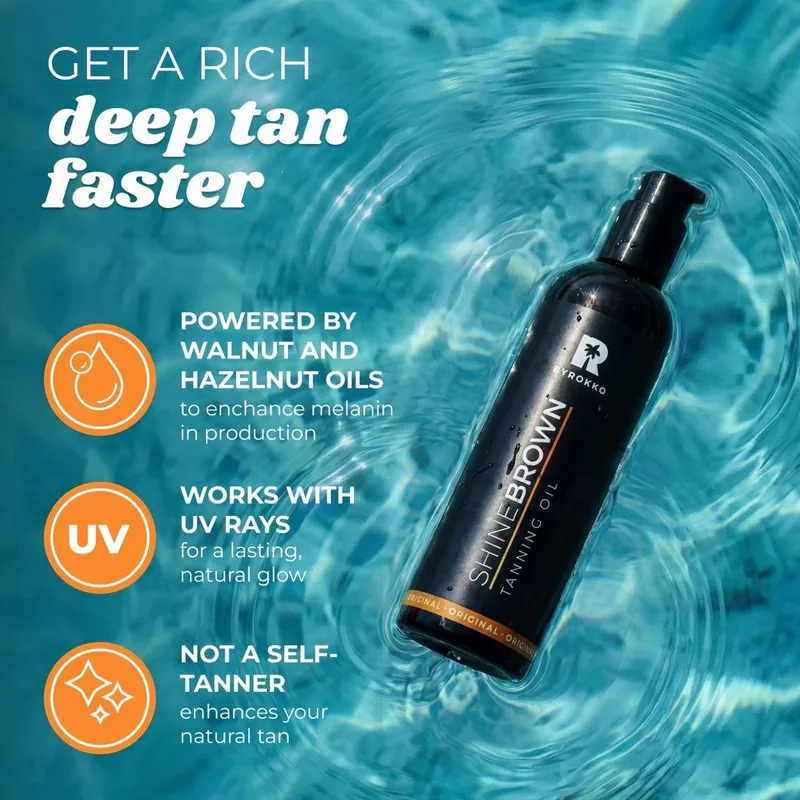 Shine Brown Tan Boosting Oil, 150ml