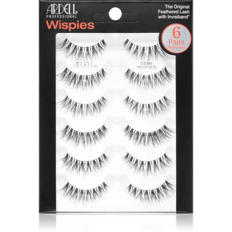 Ardell Wispies 6 Pairs τεχνητές βλεφαρίδες Demi Wispies 6 τμχ