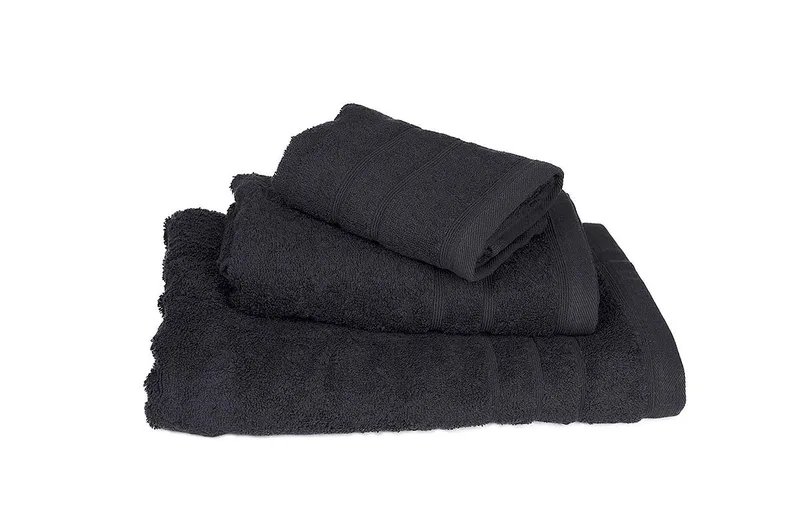 Πετσέτα Χεριών ΚΟΜΒΟΣ Πεννιέ 500 Black 30x50