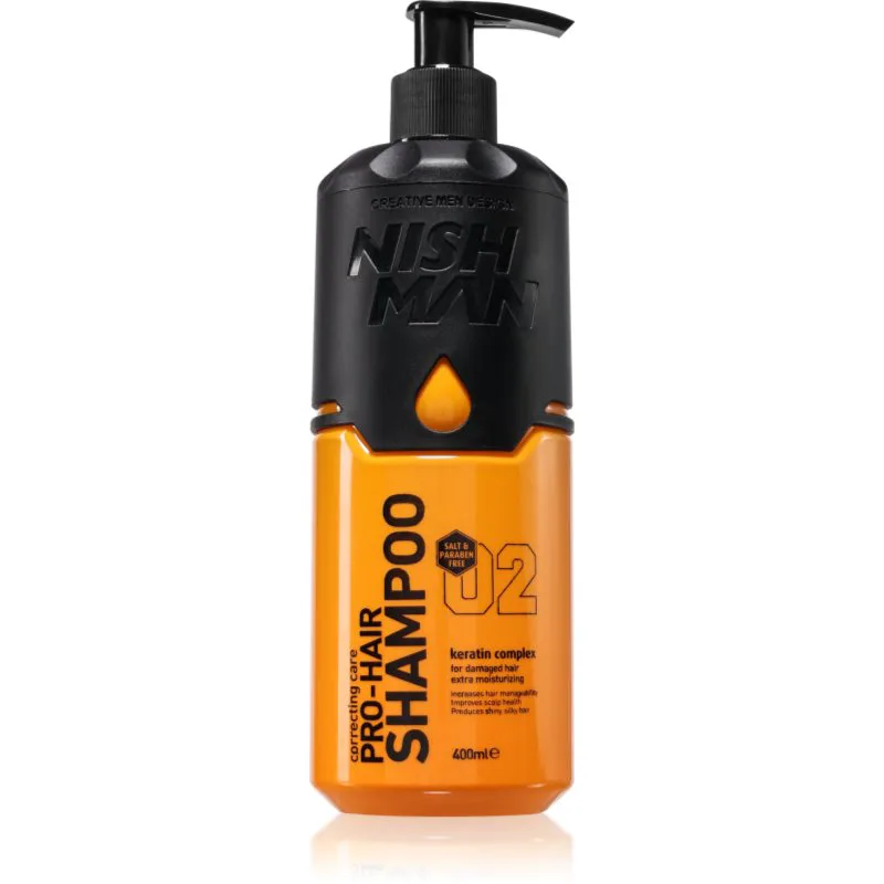 Nish Man Professional σαμπουάν για τα μαλλιά για άντρες 400 ml