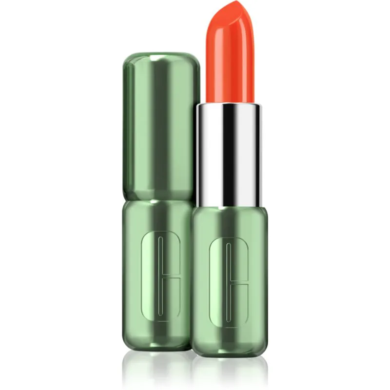 Clinique Pop™ Longwear Lipstick Shine λαμπερό κραγιόν απόχρωση 29 Flame Pop 3.9 γρ
