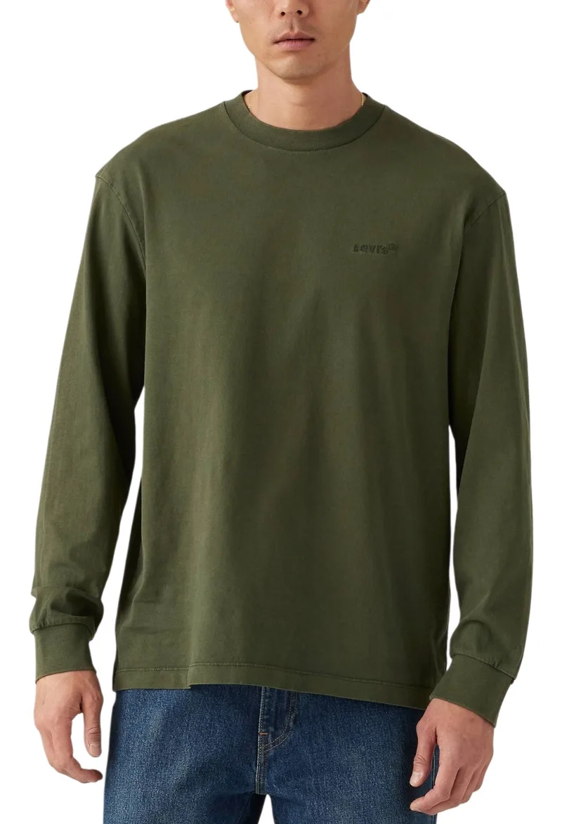 Μπλούζα Μακρυμάνικη Levi's Ls Authentic Tee A68870035-35 Ανδρικό