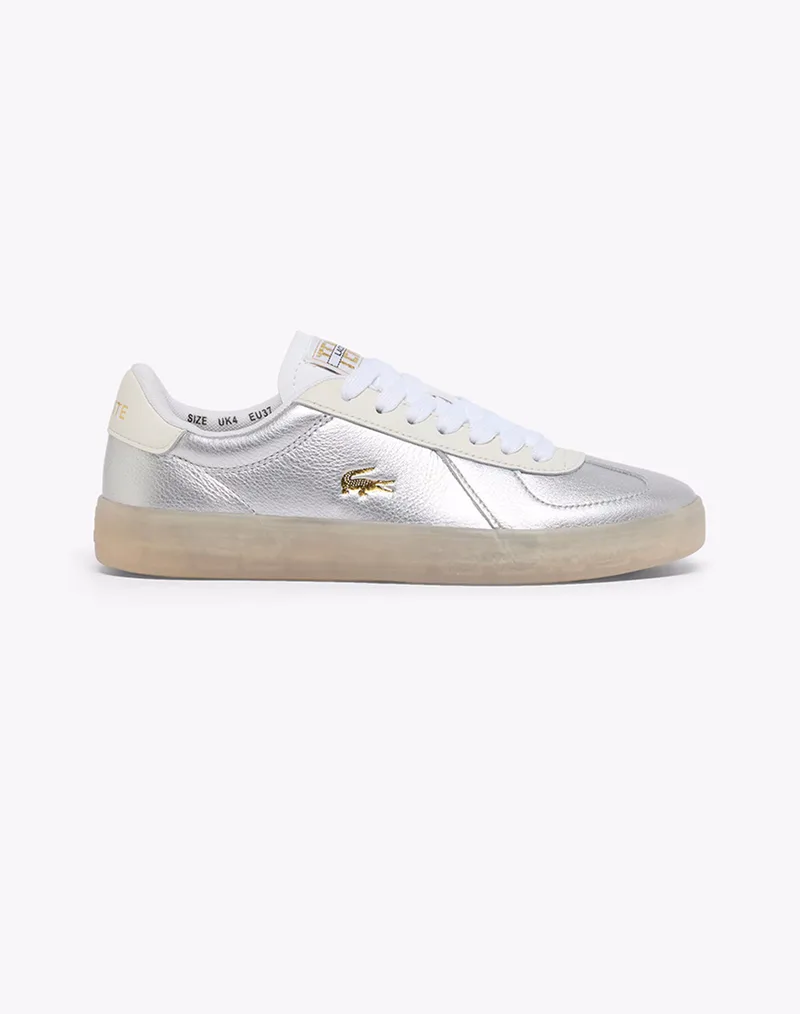 LACOSTE ΠΑΠΟΥΤΣΙΑ ΓΥΝΑΙΚΕΙΑ BASESHOT PRO 225 1 37-50SFA0031AAB-0000 MetallicSilver