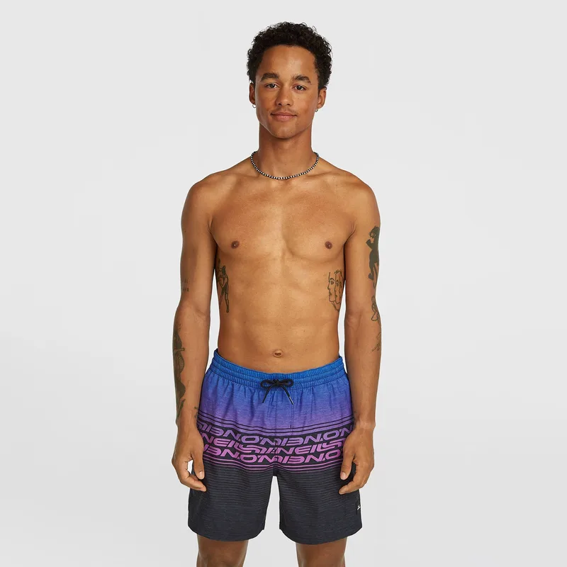 O'NEILL LOGO STRIPE 16'' SWIMSHORTS ΜΠΛΕ