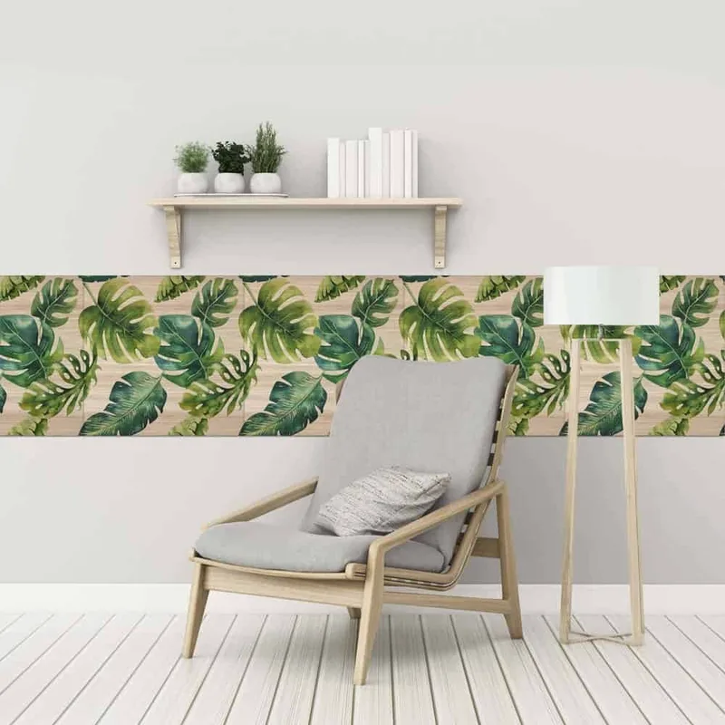 Wood Tropical μαλακά πλακάκια προστασίας τοίχων (54758)