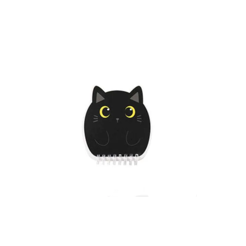 I-Total - Σημειωματάριο mini Spiral Black Cat 11x11.8