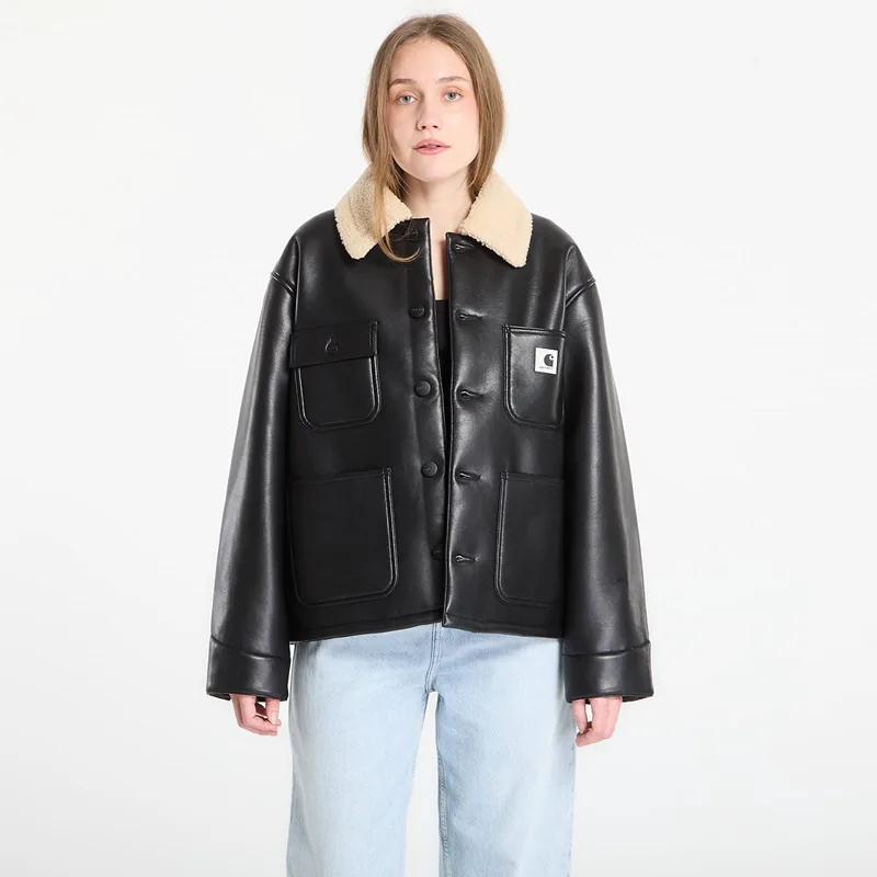 Μπουφάν Carhartt WIP W' Shepton OG Michigan Coat Black/ Natural M