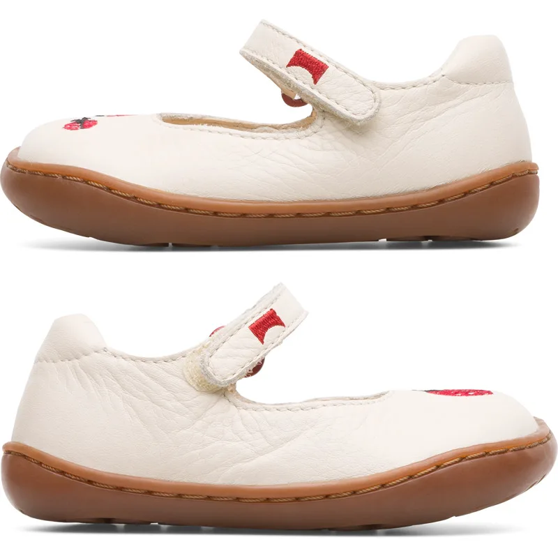 CAMPER Twins - Smart casual παπουτσια Για Firstwalkers - Μπεζ, Μέγεθος 24, Smooth leather