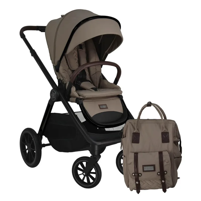 Καρότσι Bebe Stars Mythos Natural Μπεζ 347-182