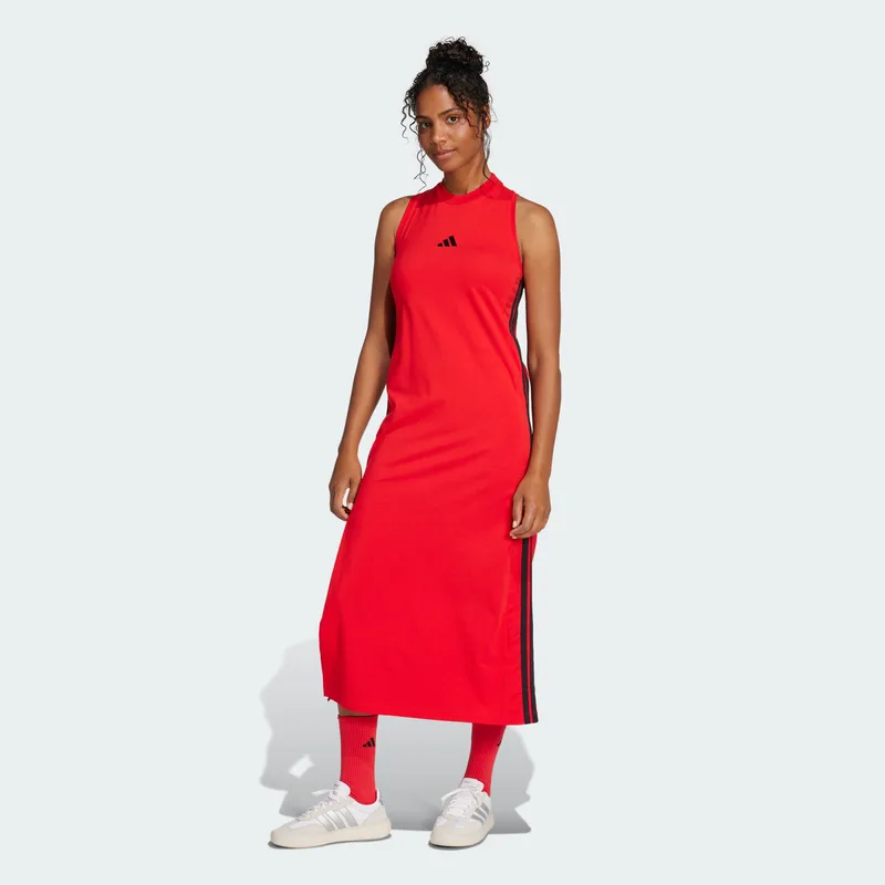 adidas Sportswear Essentials 3-Stripes Long Racerback Dress (9000217222_81860)
