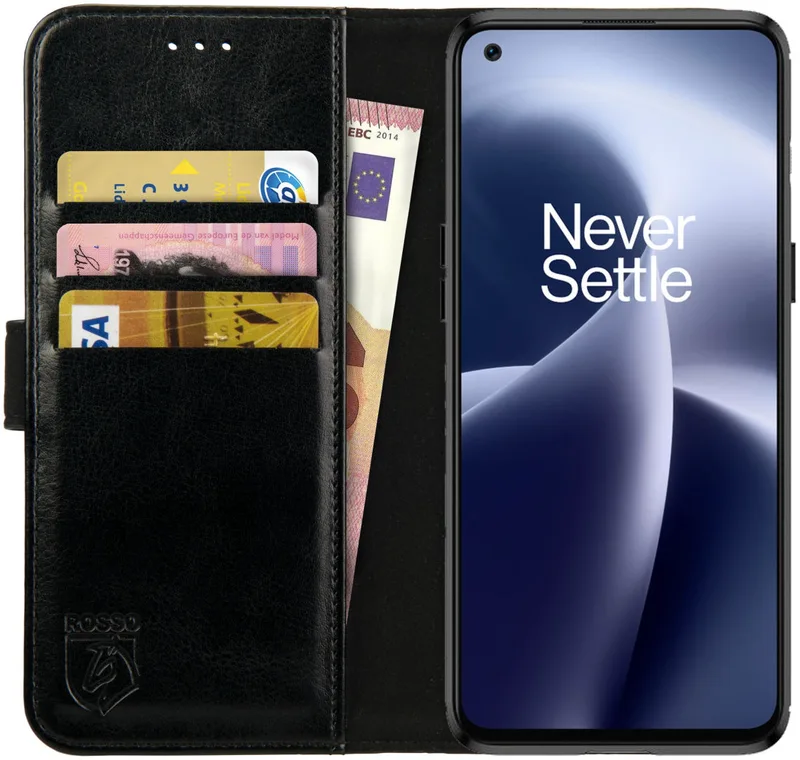 Κόκκινο Element PU Θήκη Πορτοφόλι OnePlus Nord 2T - Black (8719246365935)